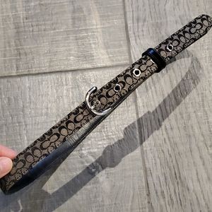 Coach monogram belt